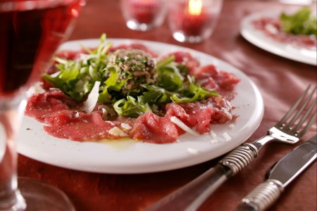Huisgemaakte carpaccio dressing